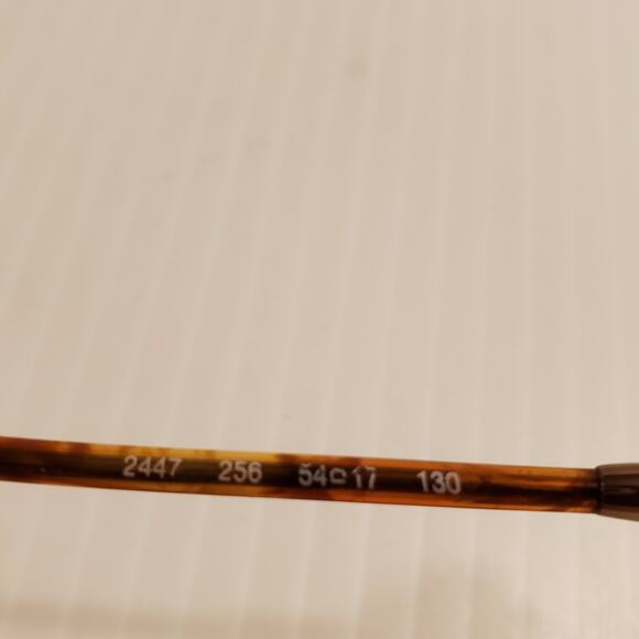 Vintage SFEROFLEX eyeglasses frame 2447 Made in Italy 54x17x130 Aviator style - Picture 9 of 9